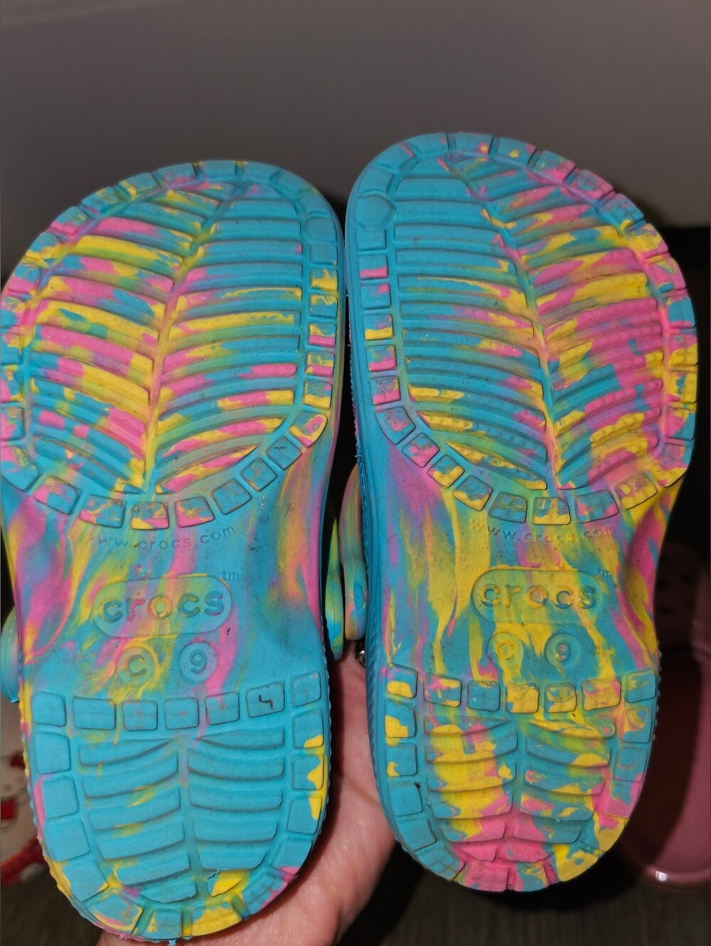 Toddler Girl Crocs Size 9 - Picture 4 of 8